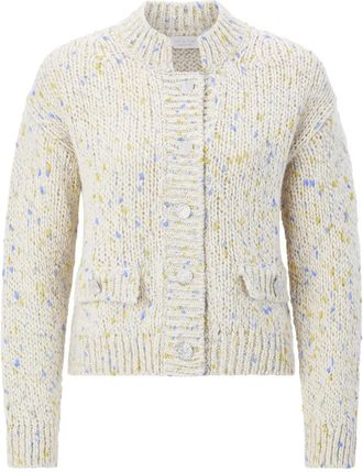 Rich & Royal Boxy Neps Garen Vest - Dames - Vesten - Veelkleurig - L - Wol - Truien & Vesten