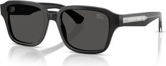 Burberry Be 4484 Zonnebril - Heren - Zonnebrillen - Zwart - 53 MM - Accessoires