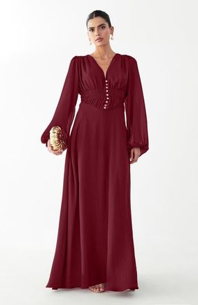 Willa Tilly Maxi Dress in Sangria at Nordstrom, Size 10