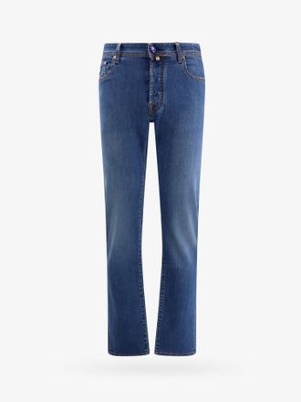 Jacob Cohen Jeans slim in cotone stretch con patch posteriore in cavallino - JACOB COHEN - gender_Man