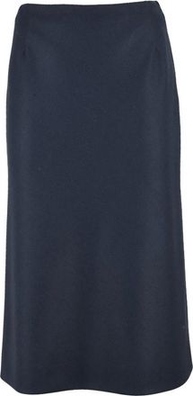 Maison Margiela Midi Skirts - Dames - Midirokken - Blauw - XS - Rokken