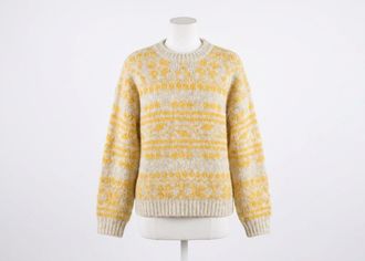 Faherty Womens Powder Peak Boyfriend Sweater In Glacier Oat