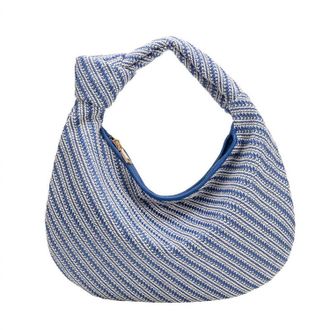 Melie Bianco Womens Brigitte Raffia Hobo Bag In Calypso