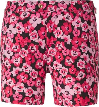 Tom Ford Costume da bagno a fiori - Nero
