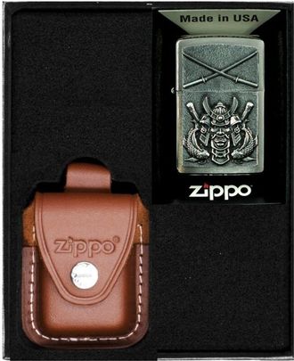 OEM Juego De Regalo De Encendedores Zippo Samurai N.&deg; 4
