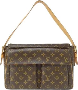 Louis Vuitton Pre-owned Shoulder Bags, female, Brown, Size: ONE SIZE Pre-owned Canvas louis-vuitton-bags