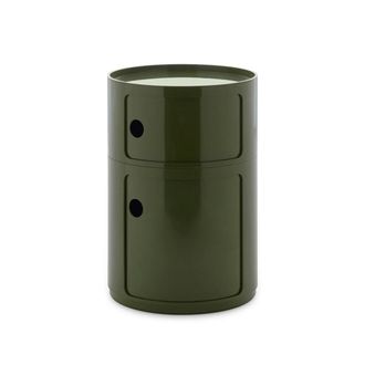 Kartell New Big Componibili 2 Container, H 61,5 cm, gr&uuml;n