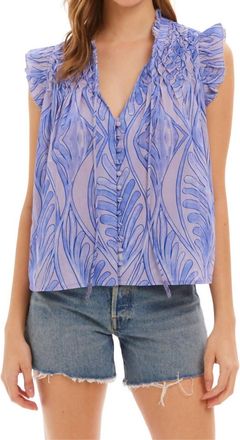 Allison New York Mckay Top In Lilac Reef