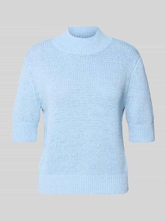 someday Someday Strickpullover mit 1/2-Arm Modell Tavery Detail in Hellblau, Gr&ouml;&szlig;e 36