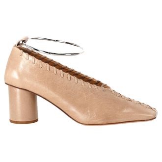 Jil Sander Ballerinas in Nude Leder