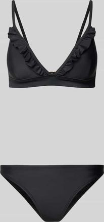Shiwi Bikini-Set mit R&uuml;schen Modell Beau in Black, Gr&ouml;&szlig;e 36