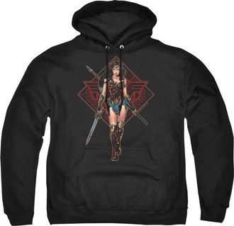 Gildan Wonder Woman Movie Warrior Adult Pull Over Hoodie / Hooded Sweatshirt