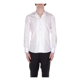 Tagliatore Frangie Shirt - Heren - Zakelijke Overhemden - Wit - L - Katoen - Overhemden