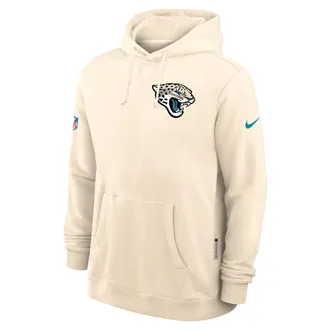 Nike Jacksonville Jaguars Rivalries Collection Sideline Nike Mens Dri-FIT NFL Pullover Hoodie in Brown | 03AZ15A9N-VAW