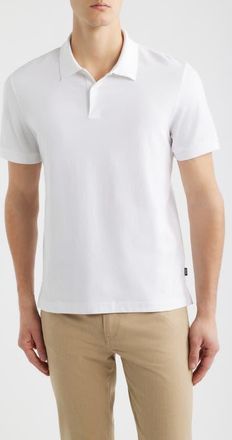 BOSS Parlay Cotton Piqu&eacute; Polo in White at Nordstrom, Size Xx-Large