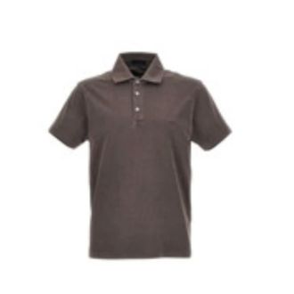 Fay Polo Shirts, male, Brown, Size: XL Short-Sleeved Polo Shirt