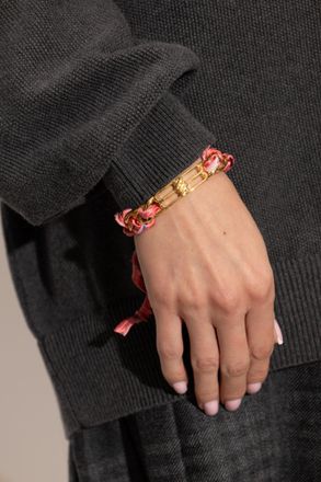 Balenciaga Bracelet With Logo, Womens, Pink
