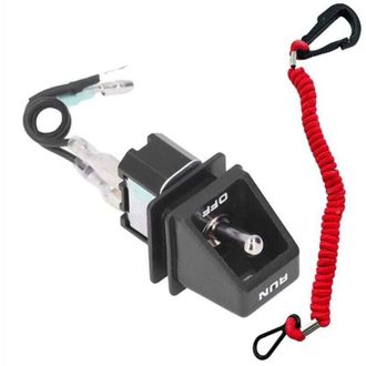 OEM Caja De Control Remoto Para Motor Fueraborda, Mercury 91941a8-crezuo Interruptor De Parada De Emergencia De Seguridad-crezuo