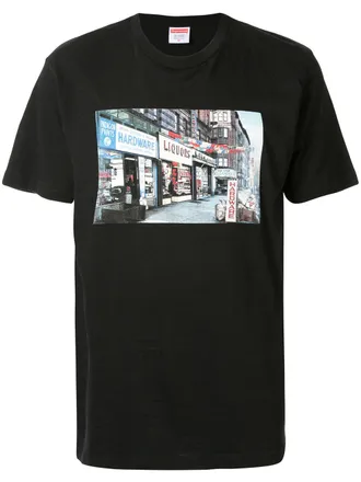 SUPREME T-shirt con dettagli metallici - Nero
