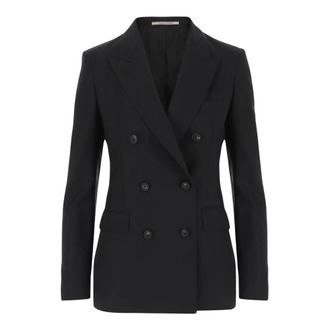 Tagliatore Jassen, Dames, Zwart, L, Wol, Stretch WOL Dubbelbreasted JAS