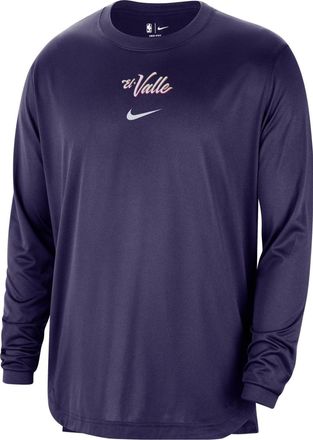 Nike x NBA Dri-Fit Phoenix Suns City Edition Long Sleeve Purple FB3606-535