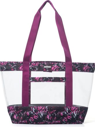 Baggallini Carry Away Clear Tote Bag with Removable Pouch