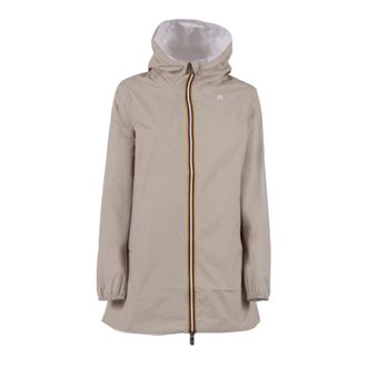 K-Way K-Way, Rain Jackets, female, Beige, Size: XS Sophie Plus.2 Double Medio