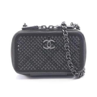 Chanel Pre-owned Vintage Schoudertas - Dames - Pre-owned - Zwart - Maat: ONE Size Leer