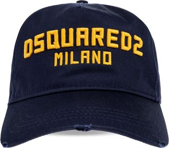 Dsquared2 Cappello da baseball con ricamo - Blu