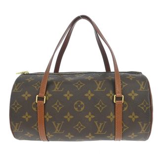 Louis Vuitton Papillon Handbag Monogram Canvas Brown Canvas Handbag (Pre-Owned)