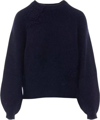 Twinset Maglia a girocollo - - Knitwear - Donna - Blu - M