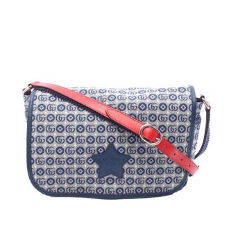 Gucci Pre-owned Gucci Kids GG Canvas Star Messenger Bag Unisex LF1PSCTSUY9RDK60