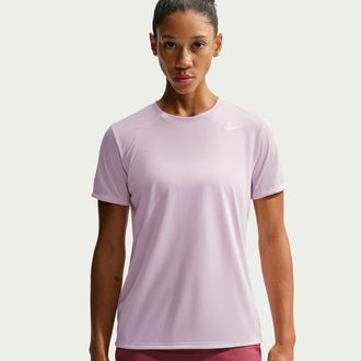 Nike Womens Dri-FIT T-Shirt in Purple | DX0687-583