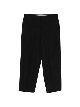 Pantaloni Torino Black Cotton Regular Fit Pants