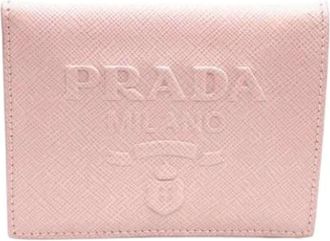 Prada Pre-owned Wallets, female, Pink, Size: ONE SIZE Pre-owned Fabric Wallet