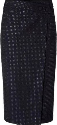 Pinko Midi Rok - Dames - Midirokken - Blauw - L - Rokken