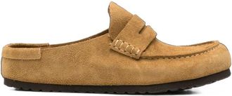 Birkenstock Naples Wrapped Cork Brown, Suede Leather