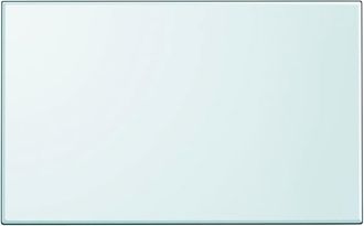 vidaXL Piano Tavolo Vetro Temperato Rettangolare 1000x620 Mm - Vidaxl