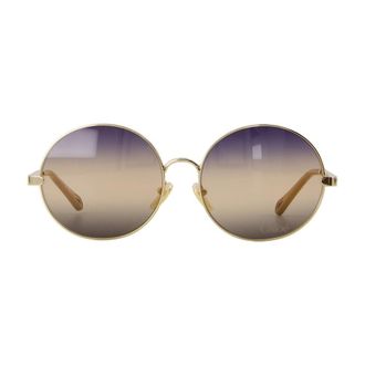 Chlo&eacute; Womens Ch0281s-002 Metal Frame Sunglasses Gold