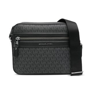 Michael Kors Messenger Bags, male, Black, Size: ONE SIZE Jet Set Signature Logo Crossbody Bag