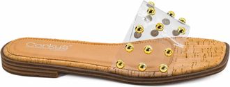 Corkys Footwear Womens Come Aboard Sandal In Clear/ Sand