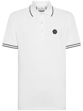 Philipp Plein Poloshirt met logo-applicatie - Wit