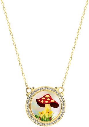 Gabi Rielle Femme Felling 14K Over Silver 12Mm Pearl Stackable Necklace