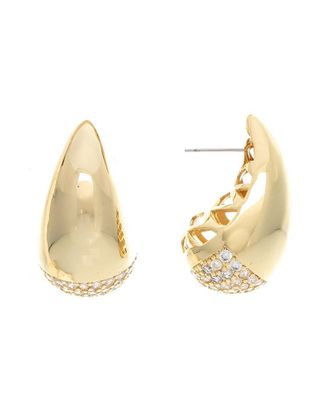 Rivka Friedman 18K Plated Cz Earrings