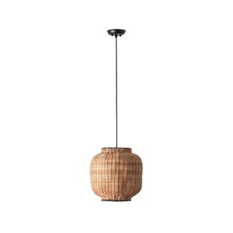 Faro Barcelona L&aacute;mpara Colgante Negra/rat&aacute;n &Oslash;300 Tupai 65134-77