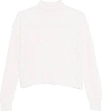 Max Mara Geribde trui - Wit