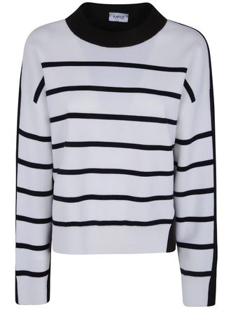 MRZ Sweater Stripes Round Neck