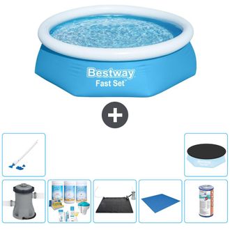 Bestway Piscina Bestway Fast Set Redonda - 244x61 Cm - 8-piezas S21397