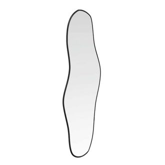 Berkfield Home Wall Mirror Black 100x45 cm