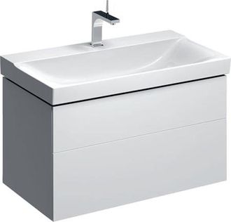 Keramag Keramag - Geberit Xeno 2 Armoire Sous Lavabo 880x530x462mm, 2 Tiroirs